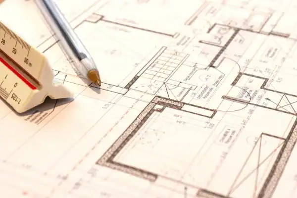 Image of architect Wickford drawings